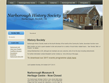 Tablet Screenshot of narboroughhistory.org.uk